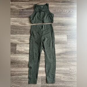 OFFLINE by Aerie The Hugger High Waisted Legging and Bra Top